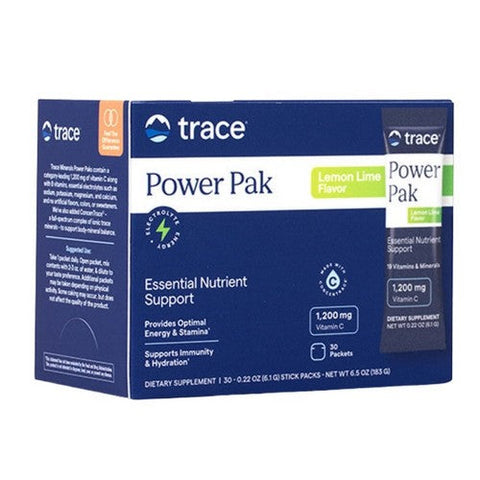 Trace Minerals, Electrolyte Stamina Power Pak Lemon Lime, 30 Packets Trace Minerals