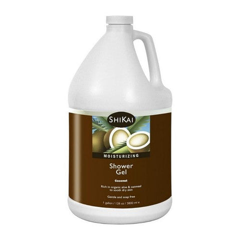 Shikai, Moisturizing Shower Gel Coconut, Coconut 1 Gallon