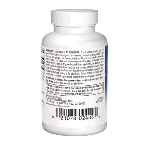 Source Naturals, Timed Release Melatonin, 3 Mg, 60 caps Source Naturals