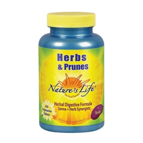 Nature's Life, Herbs And Prunes, 250 Tabs Nature's Life