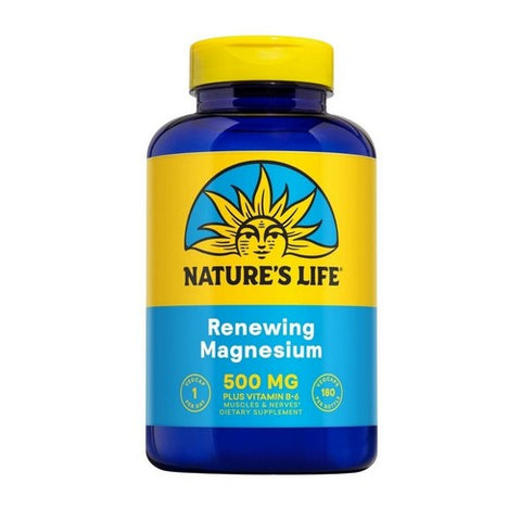 Nature's Life, Magnesium, 500 mg, 180 caps