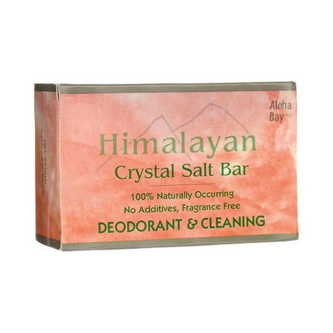 Aloha Bay, Himalayan Crystal Salt Bar Soap Fragrance Free, 9 Oz