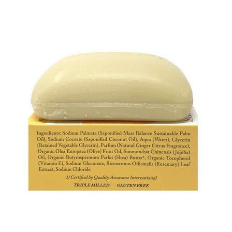 Dr.Woods Products, Castile Bar Soap, Ginger Citrus, 5.25 Oz