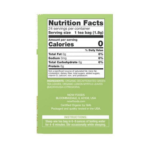 Now Foods, Green Tranquility Tea, 24 bags