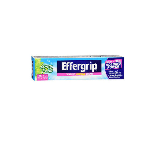 Effergrip, Denture Adhesive Cream Minty Fresh, 2.5 Oz Effergrip