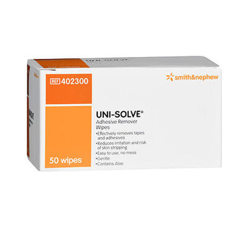 Smith & Nephew, Uni Solve Adhesive Remover Wipes, 50 Count Smith & Nephew
